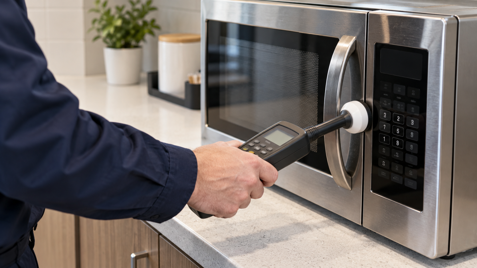Microwave oven illustration