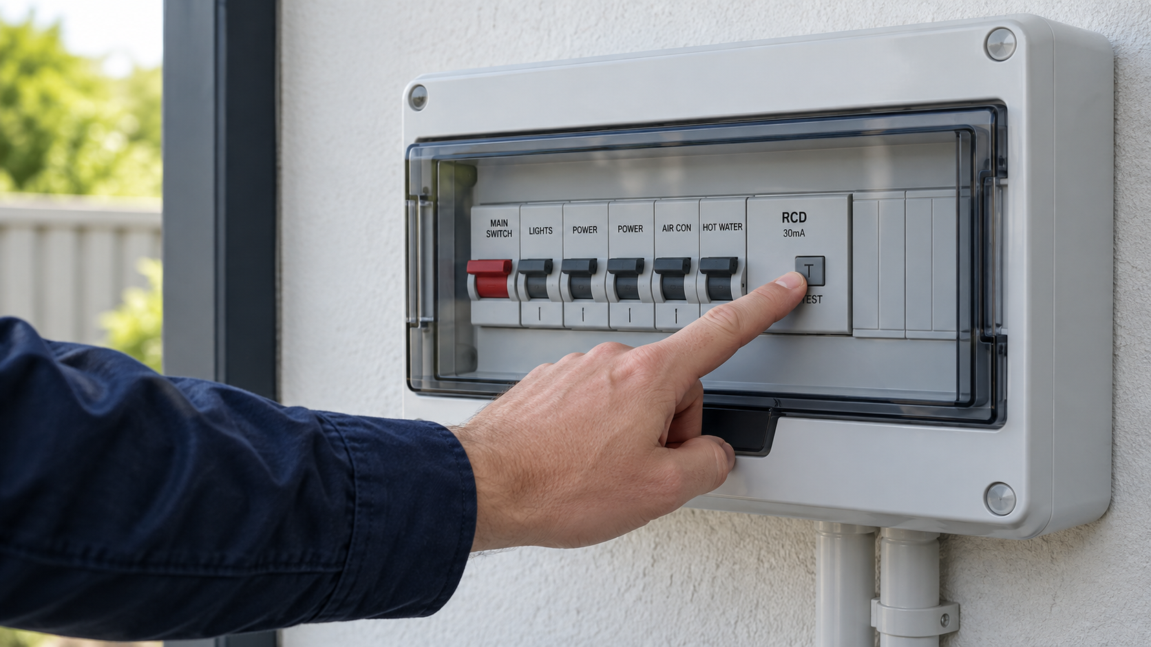 RCD safety switch illustration